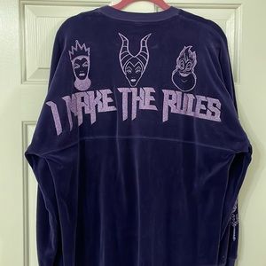 Original Disney Villains velvet purple spirit jersey L